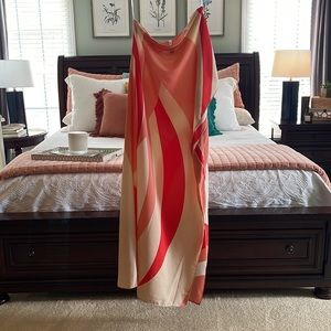 Lightweight, one-shoulder, Maxi dress. New with tags and never worn!